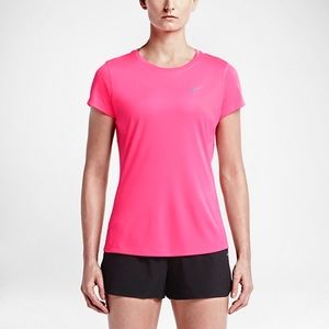 Nike Dry-Fit short sleeve slim-fit running top